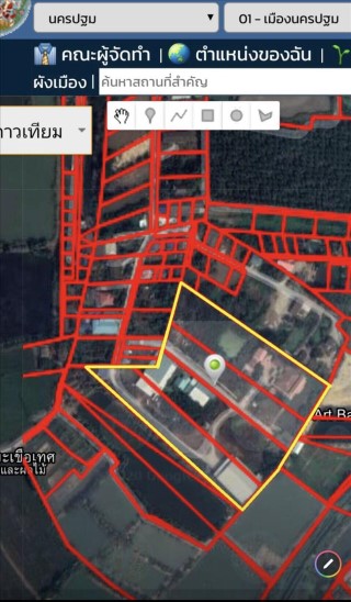 SaleLand Land for sale near Bangkok with big house and large warehouses can be a factory or a warehouse