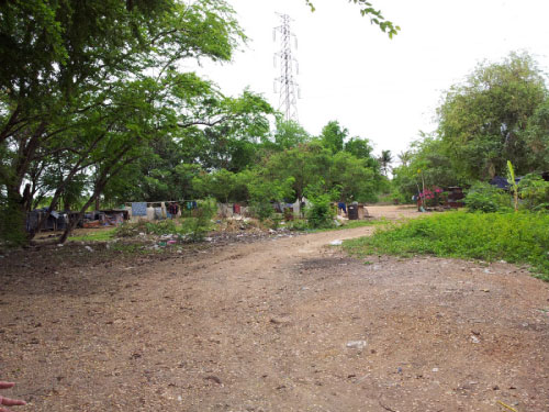 SaleLand Empty land for sale, 1 rai 89 sq m., already filled, yellow area, Om Noi area, Krathum Baen District