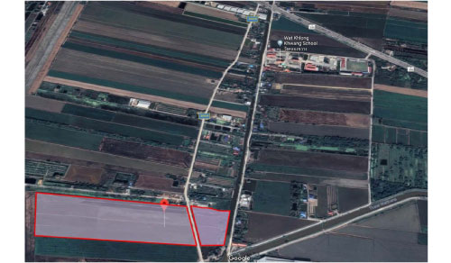 ขายที่ดิน ที่ดินเหมาะสร้างโรงงาน 92 ไร่ พื้นที่สีม่วง อยู่ อ.ไทรน้อย จังหวัดนนทบุรี  