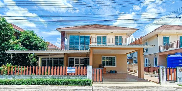 บ้านเดี่ยว ม.อาภากร3 พุทธมณฑลสาย4 ใกล้จุดขึ้นทางด่วน ศรีรัช (B6423)