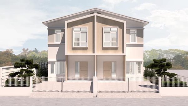 ขายบ้าน ขายบ้านแฝดใหม่ 2 ชั้น Twin Town Home 3 ห้องนอน 3 ห้องน้ำ พหลโยธิน 73 เข้าไปอีก 800 เมตร โทร 095-952-