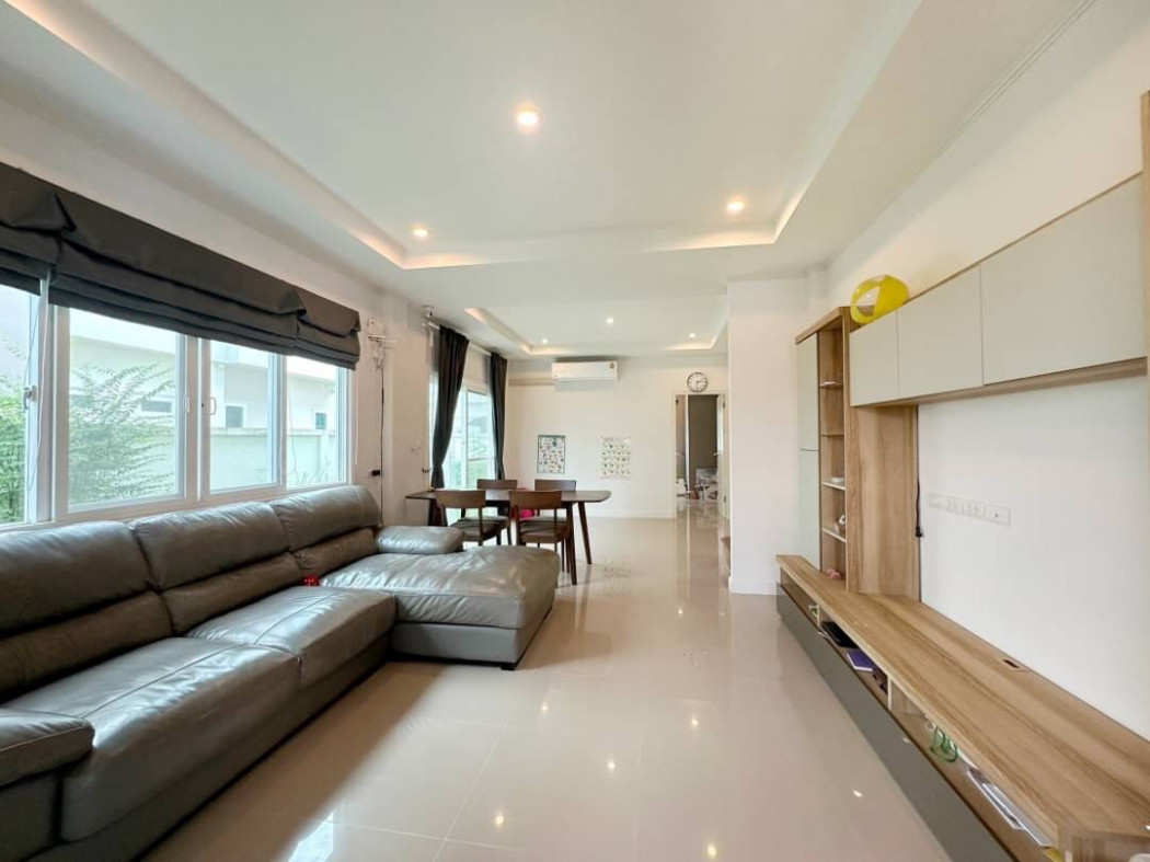 SaleHouse Single house for sale, with room for elderly people below, Supalai Garden Ville Bangkok – Pathumthani, 197 sq m., 59 sq m, ready to move in.