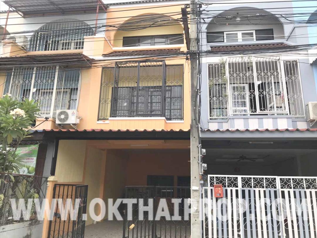 ขายบ้าน ทาวน์เฮ้าส์ ถนนสามัคคี 48 ท่าทราย เมืองนนทบุรี