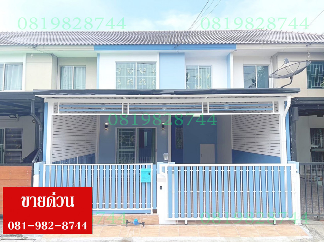 SaleHouse Townhouse for sale, Baan Pruksa 96-1 Rangsit, Khlong Luang, 90 sq m., 20.1 sq m., newly renovated, free transfer.