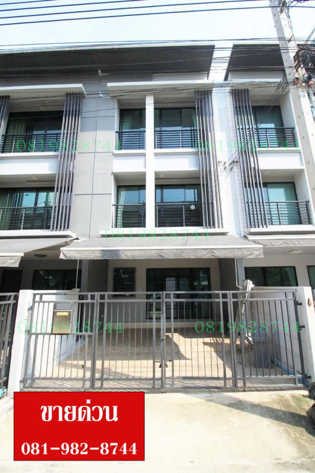 SaleHouse Townhome for sale, Baan Klang Muang, Rama 2, Phutthabucha, 149 sq m., 18.5 sq m.