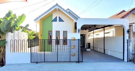 SaleHouse Single house for sale, Phibunsap, 120 sq m., 38 sq m., 1 story detached house, water and electricity system installed, renovated, ready to apply to the Bank.
