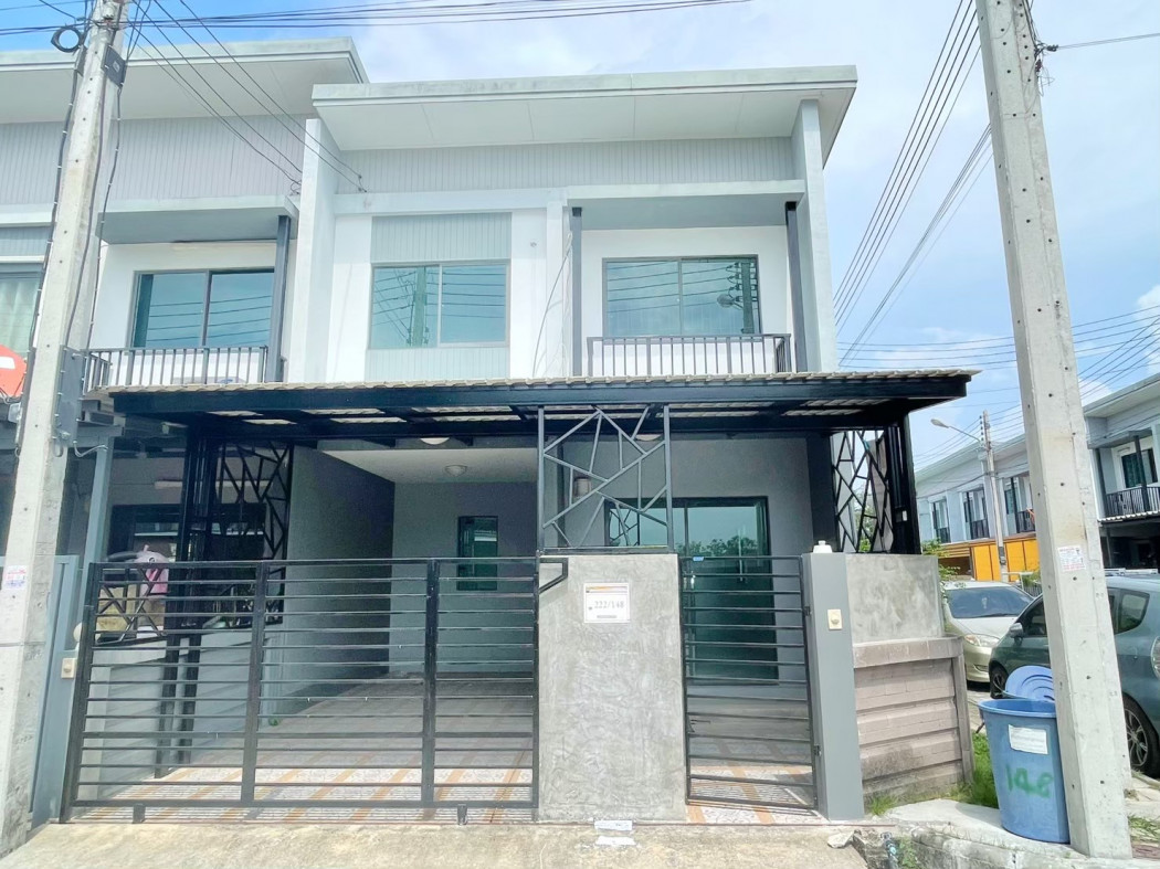 SaleHouse Townhome for sale, Mate Town Pathum-Tiwanon, 96 sq m., 18 sq m, behind the edge, free loan submission service.