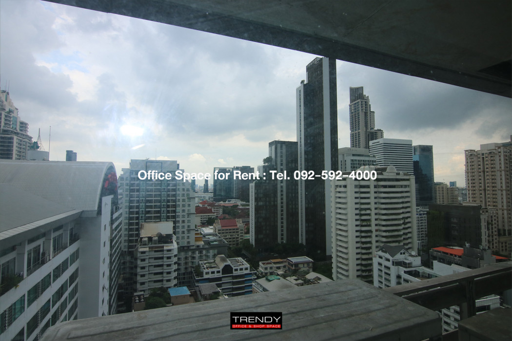 RentOffice (TD-2001B) The Trendy Office, office for rent, size 59 sq m, 20th floor, Sukhumvit 13, near BTS Nana.