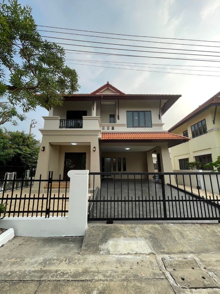 SaleHouse House for sale, behind the corner, Supawan Village 5, 181 sq m., 60.6 sq m, near The Mall Bang Khae as possible