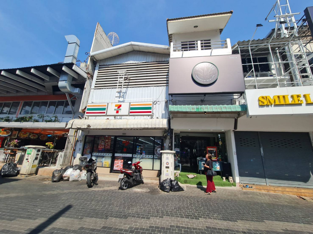 SaleOffice Commercial building for sale with teanant , Walking Street Pattaya, 112 sq m., 14 sq w, sea side.
