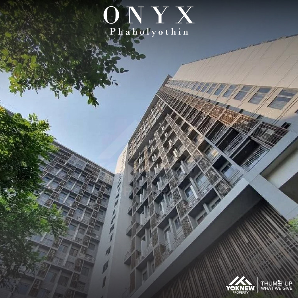 เช่าคอนโดมิเนียม เช่า ห้องสวย เพดานสูง 2.65 เมตร เฟอร์นิเจอร์ครบพร้อมย้ายเข้าอยู่ คอนโด Onyx Phaholyothin