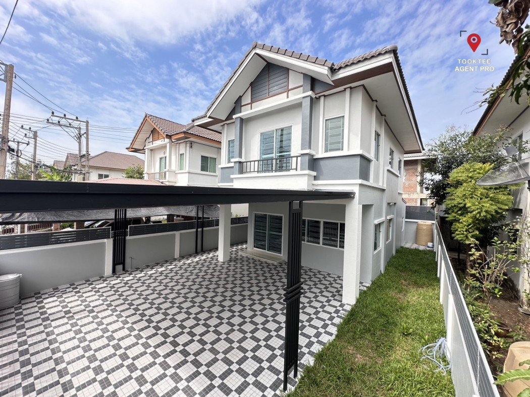 SaleHouse Single house for sale, newly renovated, ready to move in, Vista Ville, Lam Luk Ka, Khlong 3, 200 sq m., 50.4 sq m, convenient travel.