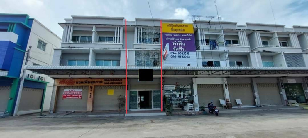 SaleOffice (HL)A81094 - 4-story commercial building for sale, Supalak Panich Home 5 project (Lam Luk Ka Khlong 7), 26.2 sq m, 192 sq m.