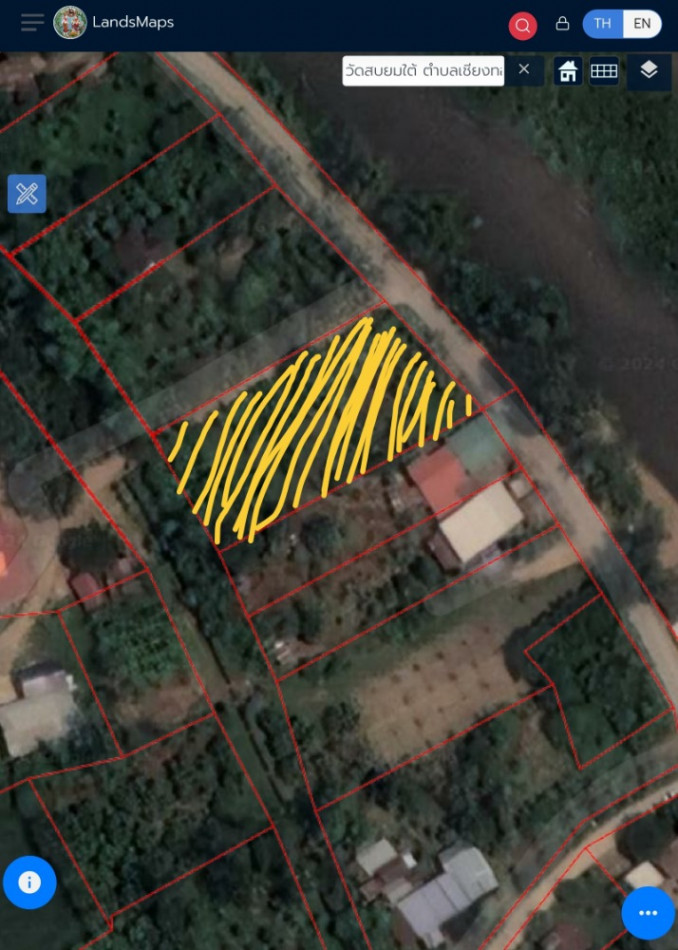SaleLand Land for sale next to the Ping River, Wang Chao District, Tak Province ID-13731