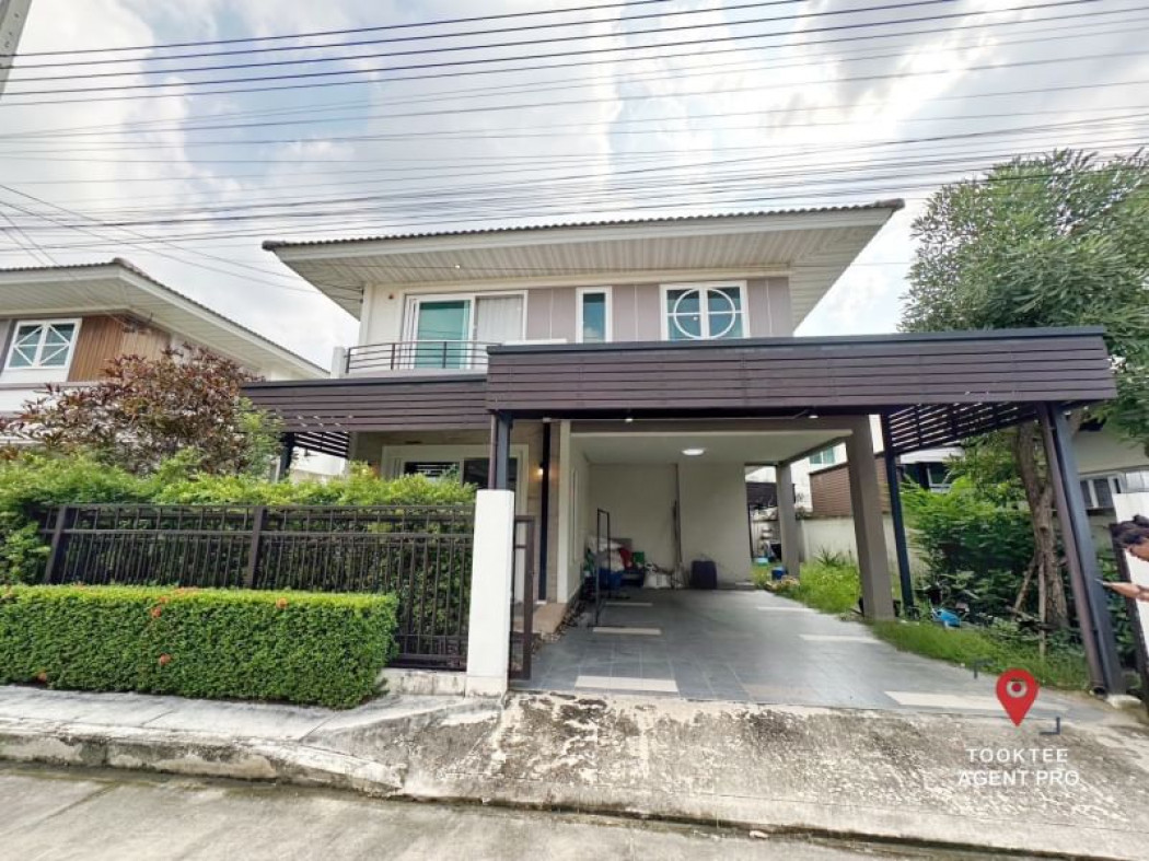 SaleHouse Single house for sale,with a bedroom on the ground floor, Supalai Garden Ville Bangkok – Pathumthani, 59 sq m, ready to move in.