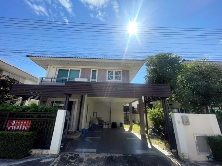 SaleHouse Single house for sale, Supalai Garden Ville. Bangkok-Pathum Thani 59 sq m., beautifully decorated, ready to move in, near Srisamarn Expressway.