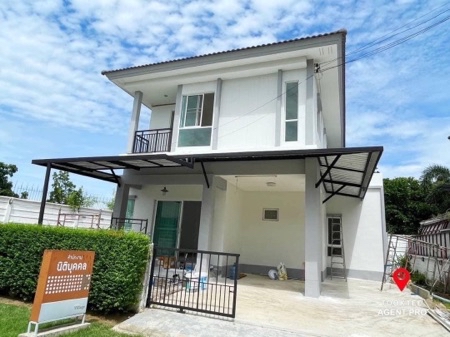 SaleHouse Cheap detached house for sale, Thana Village Rama 5 - Bang Yai, 236 sq m., 59 sq m, inside corner house, 3 bedrooms, 2 bathrooms, in front of the house, no one hits, renovated, in good condition.