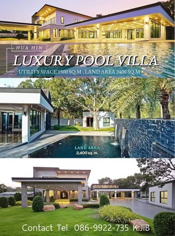 SaleHouse Luxurious vacation pool villa house Hua Hin Thailand