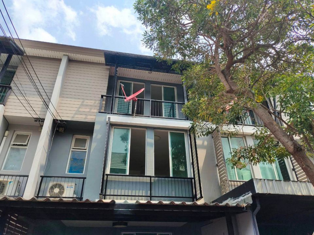RentHouse House for rent, 3 bedrooms, fully furnished, Areeya Daily Kaset-Nawamin 160 sqm. 18 sq.wah, near Wat Lat Pla Khao