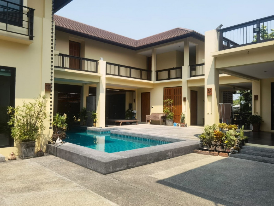 SaleHouse Souse with a swimming pool, 1,432 square meters in Phitsanulok city.