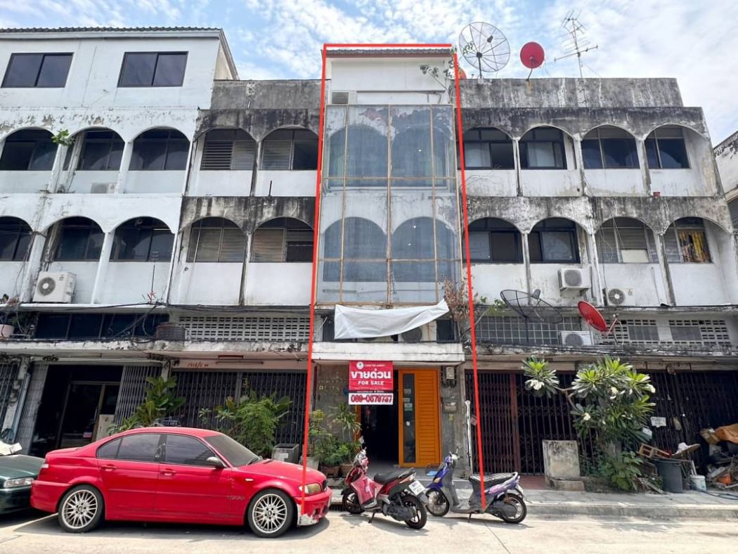 SaleOffice Commercial building for sale, shophouse, Soi Narathiwat Ratchanakarin 14, 200 sq m., 12.5 sq m.