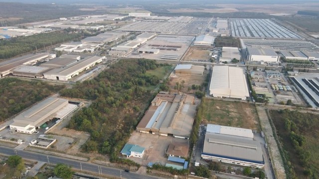 SaleFactory ขายด่วน ที่ดินพร้อมโรงงานหลอมแบตเตอรี่เก่า 
