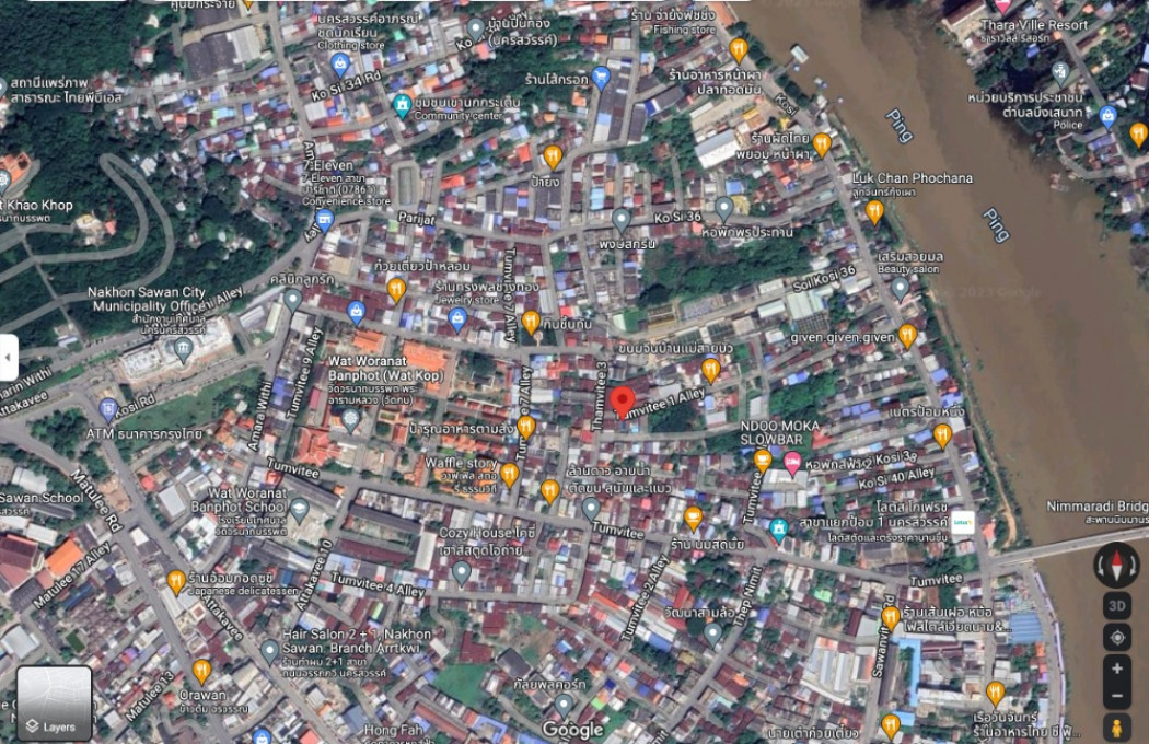 SaleLand Land for sale in Nakhon Sawan, 56.2 sq m., near Central, suitable for a rental house ID-13875
