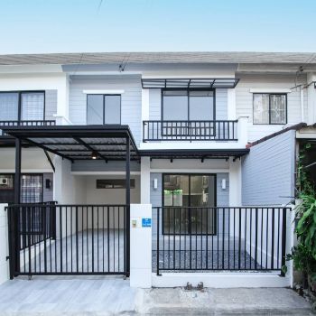 SaleHouse Townhome for sale, Pruksa 54 Bang Yai, 118 sq m., 18 sq m, Renovate house, ready to apply to the Bank.