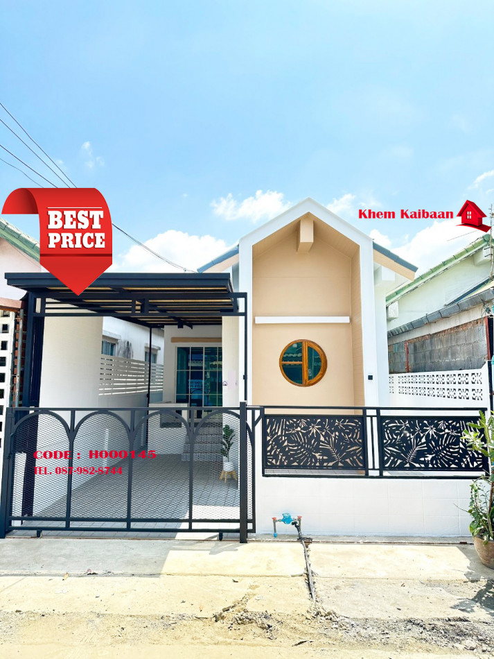 SaleHouse Single house for sale, Baan Amornsap Leapwaree 25, Amornsap Leapwaree 25, Nong Chok, free transfer, 80 sq m., 24 sq m.