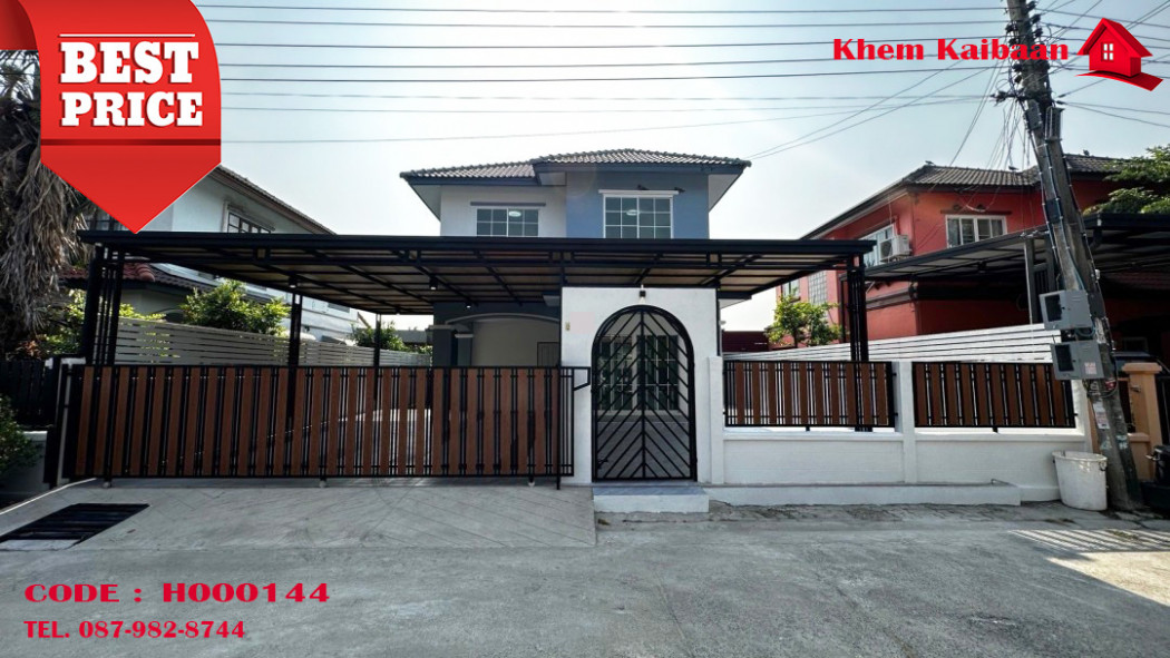 SaleHouse 2-story detached house, K.C. Garden Home 6, Nimit Mai Road 40, Khlong Sam Wa, renovated, ready to move in.
