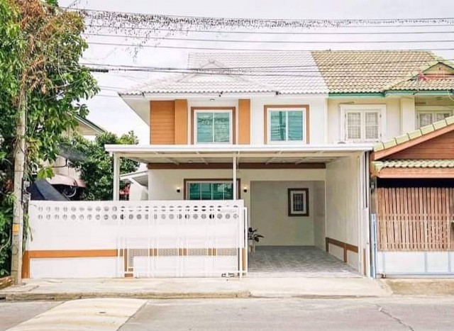 SaleHouse ขาย พฤกษา30/1 (บ้านแฝด) ถนนเมน 4 ห้องนอน  ใกล้ MRT เซ็นทรัลเวสต์เ