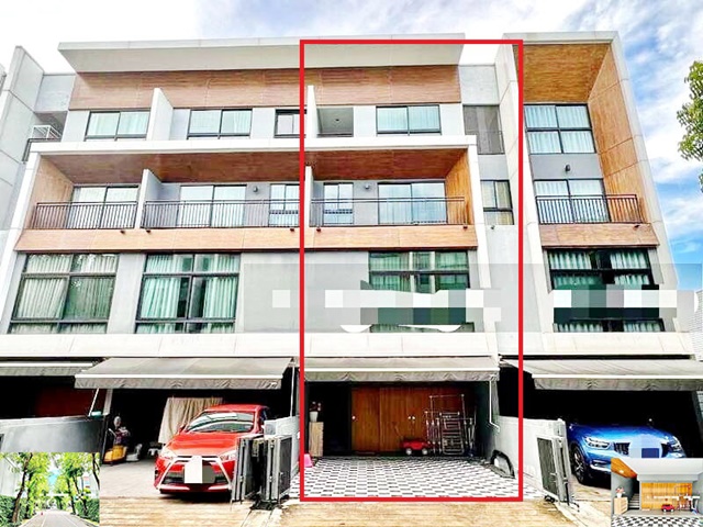 ขายบ้าน เฟอร์นิเจอร์หรู 3นอน MRT ภาวนา ขายทาวน์โฮม 3 ชั้น ขายขาดทุน