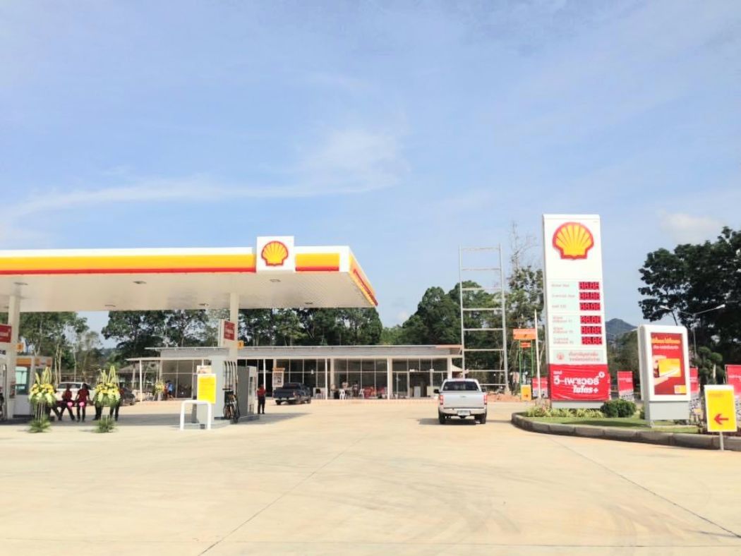 SaleLand Land for sale, Shell gas station in Phatthalung, Shell gas station for sale in Phatthalung, 7 rai 1 ngan 96 sq m, location Ban Na Subdistrict, Srinakarin District, Phatthalung Province.