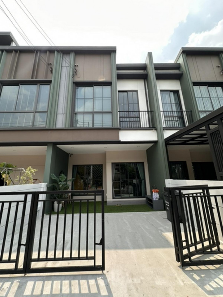 RentHouse Townhome for rent, 2 bedrooms, company registration allowed, Verve Saimai-Phahon Yothin, 120 sq m., near Foodland 600 meters.