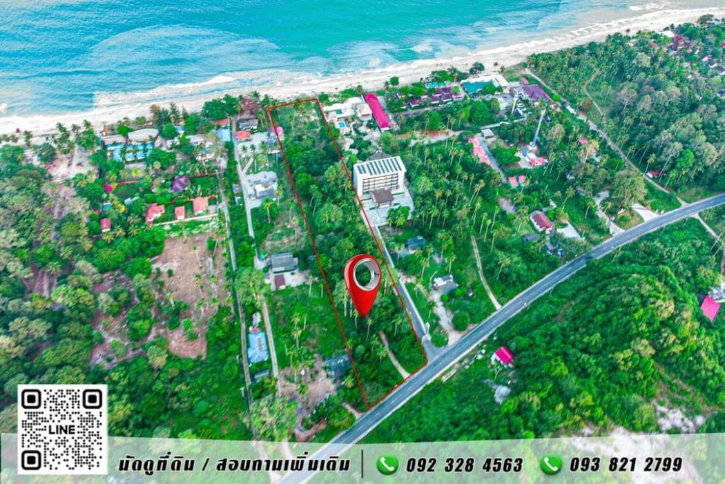 SaleLand Land for sale, land for sale next to the sea, next to paved road, next to Luxtalay khanom hotel, Khanom Resort, Permsuk Resort, Permsuk Resort 6 rai 3 ngan 32.8 sq m.
