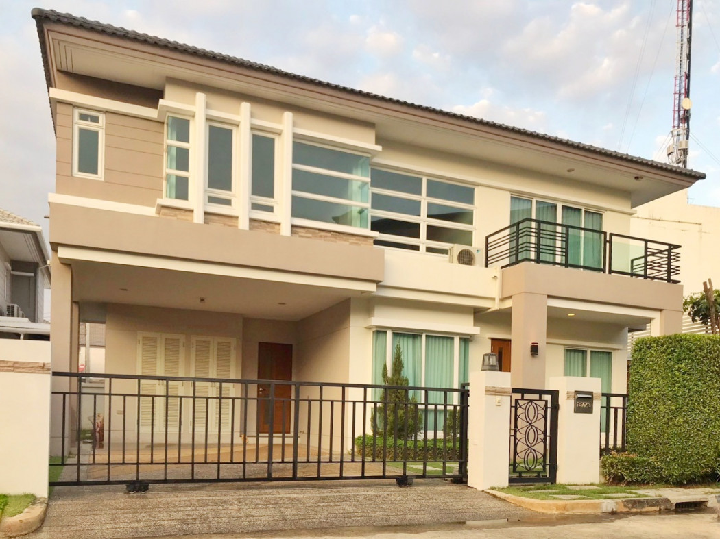 SaleHouse Single house for sale, ready to move in, free furnishings, 63 square meters, Bangkok Boulevard Ratchaphruek-Rama 5 -2 near MRT