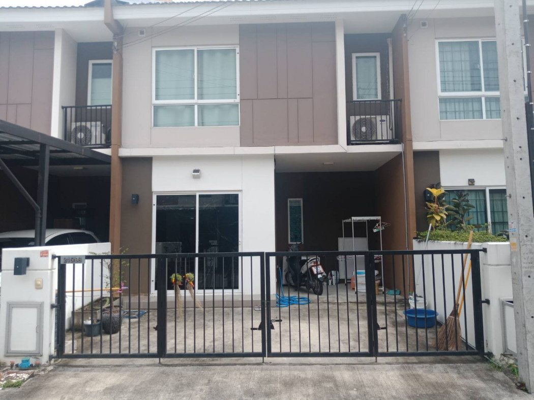 SaleHouse Townhome for sale, The Connect 48 Rama 5-Nakhon In, 95.02 sq m., 19.9 sq m, 3 bedrooms, 2 bathrooms, good location.