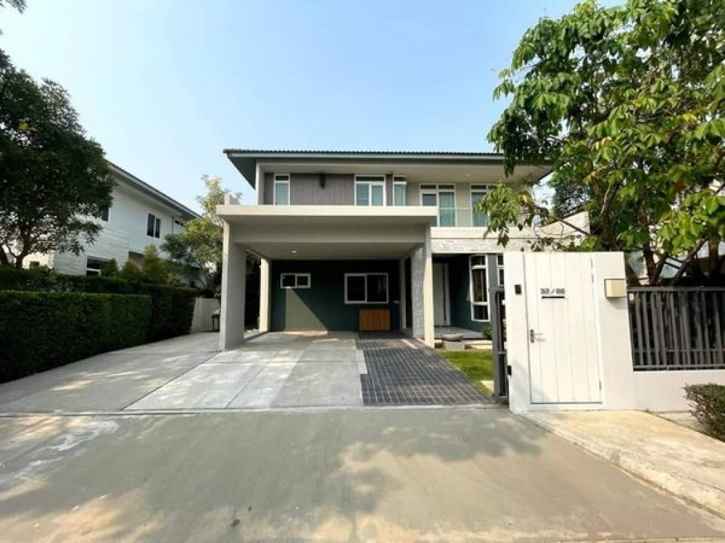 RentHouse For rent, detached house N937 Manthana Bangna-Wongwaen, 222 sq m., 75.5 sq m.