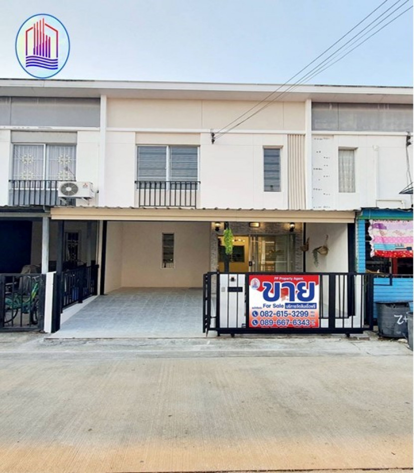 SaleHouse Townhome for sale, Pruksa 77-2 Suksawat, Nai Khlong Bang Pla Kot Subdistrict. Phra Samut Chedi District, Samut Prakan, 86 sq m., 16 sq m.