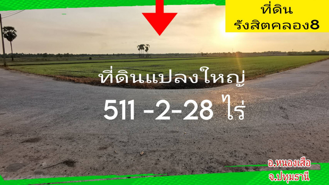 SaleLand Land for sale, Nong Suea, 511 rai 2 ngan 28 sq m, suitable for village projects, agricultural gardens.