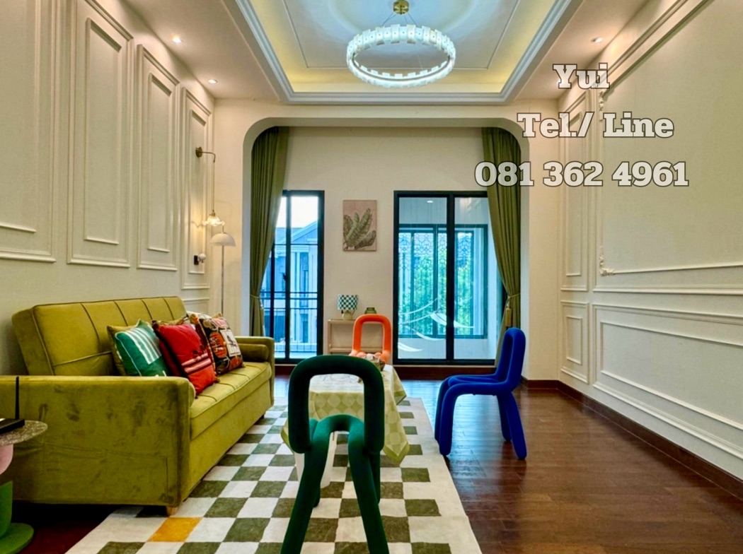 SaleHouse Luxury house for sale, Grand Bangkok Boulevard, Sukhumvit, corner house, fully furnished, ready to move in.