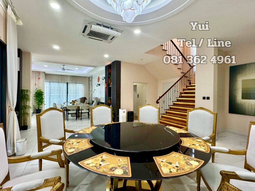 SaleHouse Luxury house for sale, Boulevard Sukhumvit, fully furnished, ready to move in, 55 million baht, Sukhumvit 105