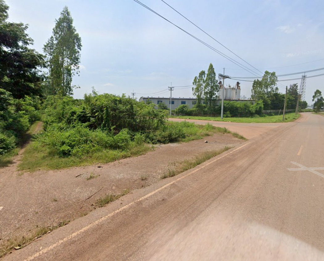 SaleLand Land for sale in Tha Tum, purple, next to a concrete road on 2 sides, area 18 rai,