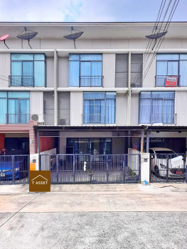 SaleHouse Sale, 3-storey townhome Don Mueang, size 23.5 sqm, near Donmueang BTS.