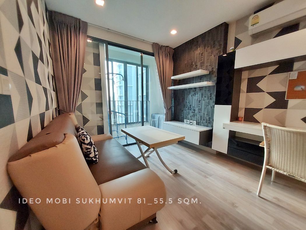 ขายคอนโดมิเนียม ขาย คอนโด 2 bedrooms with nice build-in IDEO MOBI Sukhumvit 55.5 ตรม. city view close to BTS Onnut