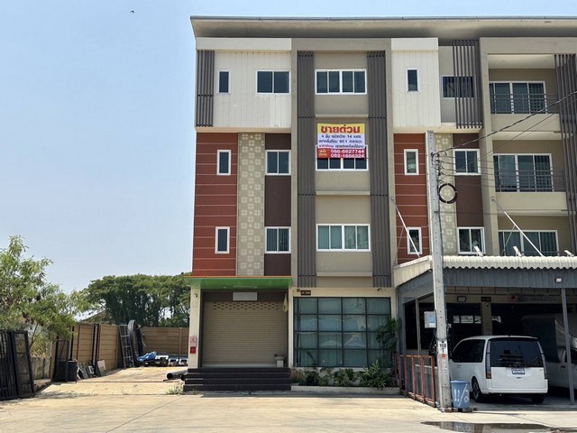 SaleOffice ขายอาคารพาณิชย์ 4 ชั้น  ซอยวัดพระเงิน บางใหญ่นนทบุรี