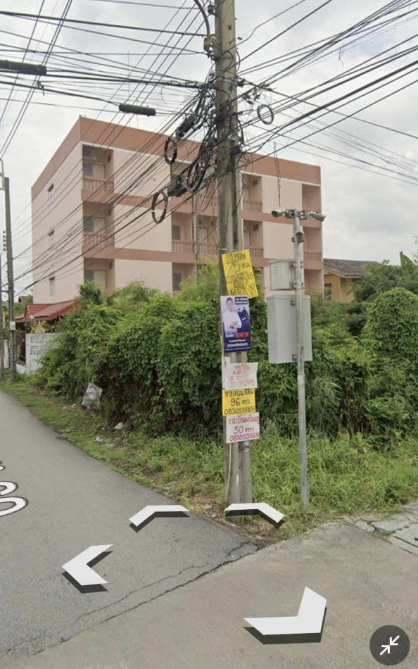 SaleLand Land for sale, cheap land for sale, Soi Ramintra 65, intersection 2-4, corner plot, Ramintra 8, 1 ngan, 108 sq m.