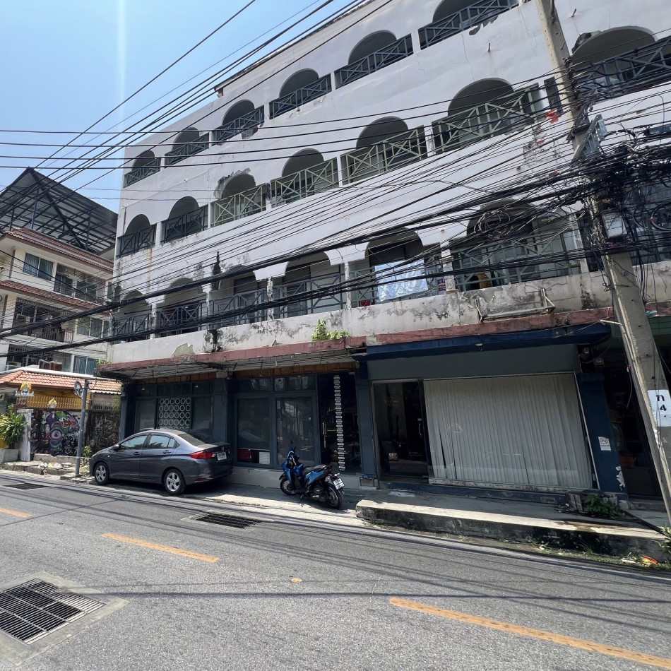 SaleHouse shop for rent, Chaemchan Apartment, 162 sq m, 3 units, in the heart of Ekkamai-Thonglor.