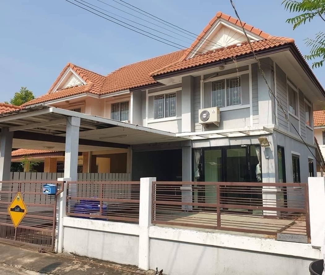 SaleHouse Semi-detached house for sale, house for sale in good condition, Baan Pruksa 33, Bang Bua Thong, 150 sq m., 36 sq m.