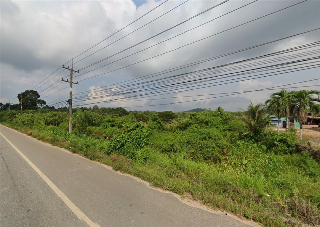 SaleLand Land for sale 23 rai 1 ngan 40 sq wah, on Sokhumvit road, Klaeng District, Rayong Province